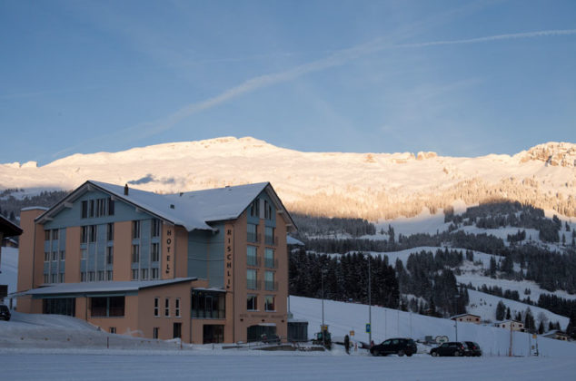 Hotel Rischli Sonnenaufgang Winter