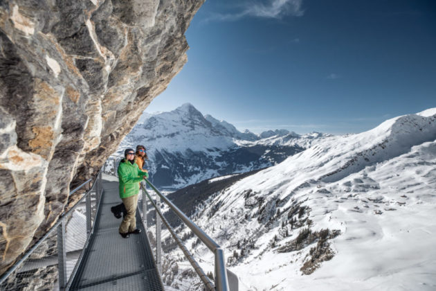 Grindelwald First WinterCliff Walk Eiger 1024x683