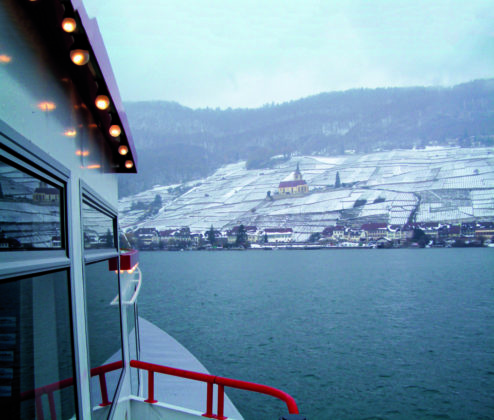 Bielersee Schifffahrt Winterimpressionen